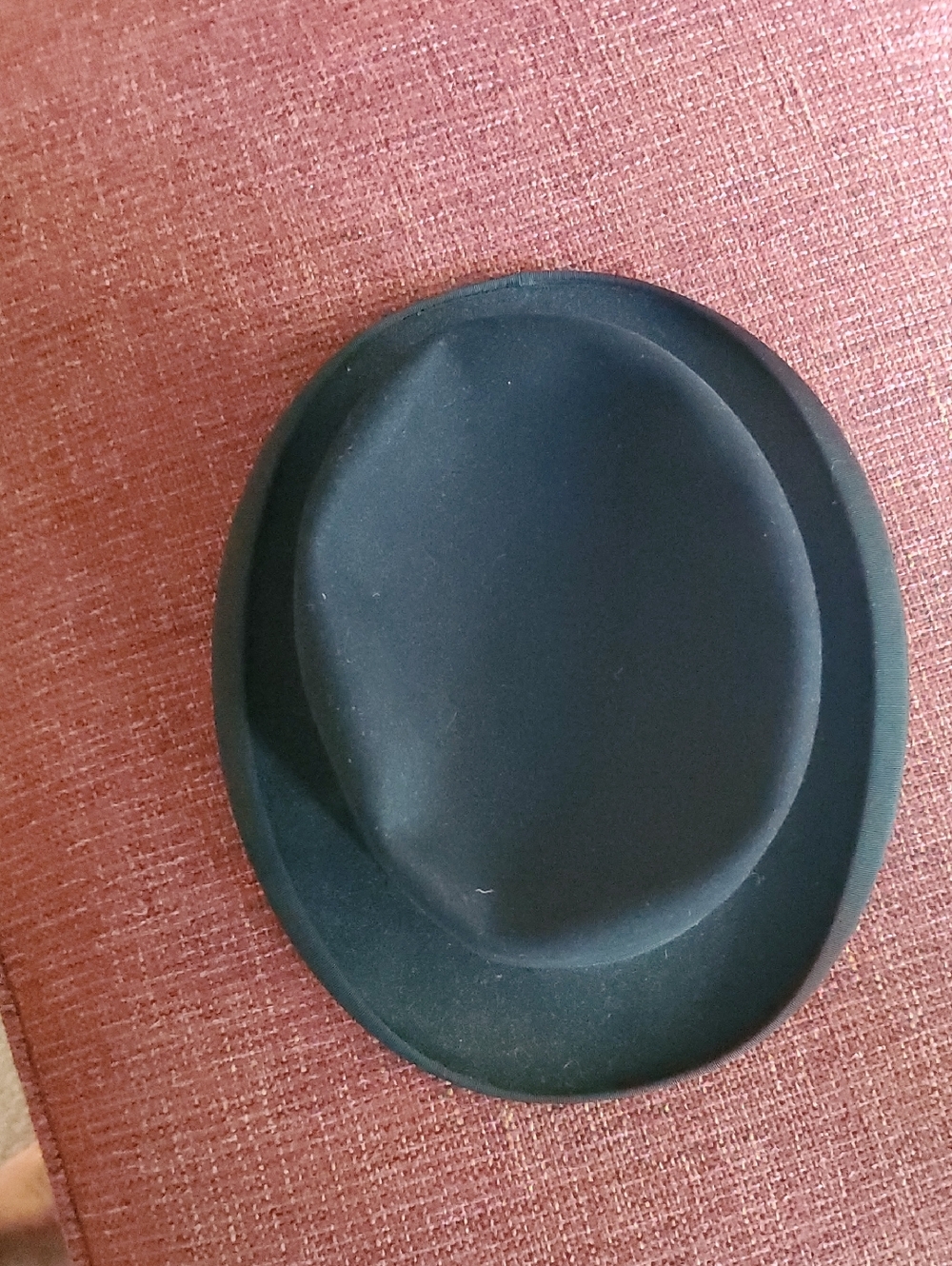 Stetson Black Bowler With Cream Satin-Lined Hat - Picture 8 of 12